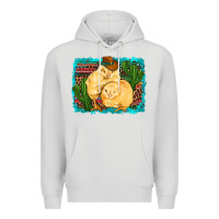 Dove Grey western cowboy chicks cactus coop animals  leopard serape turquoise Premium Hoodie - Artiststas