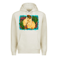 Oatmeal Heather western cowboy chicks cactus coop animals  leopard serape turquoise Premium Hoodie - Artiststas