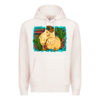 Pale Pink western cowboy chicks cactus coop animals  leopard serape turquoise Premium Hoodie - Artiststas