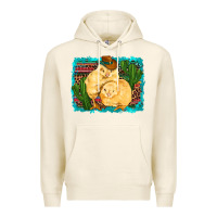Tofu western cowboy chicks cactus coop animals  leopard serape turquoise Premium Hoodie - Artiststas