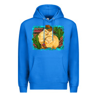 True Royal western cowboy chicks cactus coop animals  leopard serape turquoise Premium Hoodie - Artiststas