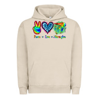 Pigment French Oak Peace Love Hairstylist Urban Hoodie - Jasminsmagicworld