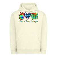 Pigment Pistachio Peace Love Hairstylist Urban Hoodie - Jasminsmagicworld