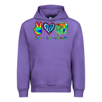 Tulip Peace Love Hairstylist Urban Hoodie - Jasminsmagicworld