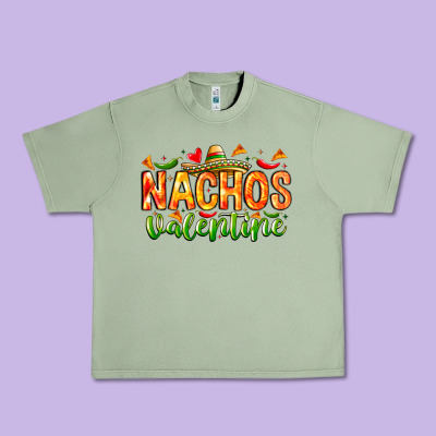 Nachos Valentine Urban Heavy Tee Designed By Cowhidedigitalart