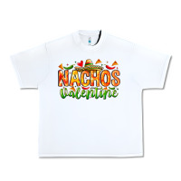 White Nachos Valentine Urban Heavy Tee - CowhideDigitalArt