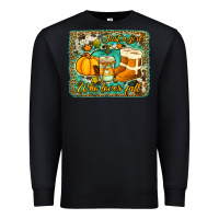 Black just a girl who loves fall background Premium Sweatshirt - Jasminsmagicworld
