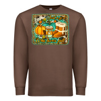 Chestnut just a girl who loves fall background Premium Sweatshirt - Jasminsmagicworld