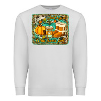 Dove Grey just a girl who loves fall background Premium Sweatshirt - Jasminsmagicworld