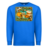 True Royal just a girl who loves fall background Premium Sweatshirt - Jasminsmagicworld