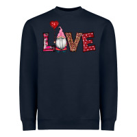 Navy valentine's day gnomes love Heavyweight Sweatshirt - RanaPortraitStore