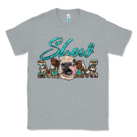 Heather Grey show mom aztec cowhide heifer Classic Tee - Artiststas