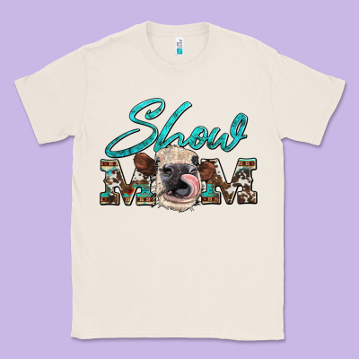 Show Mom Aztec Cowhide Heifer Classic Tee Designed By Artiststas