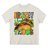 Cream St. Patrick's Irish i had tacos Heavy Core Tee - OliviaCreatesArt