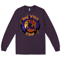 Plum bad witch vibes Long Sleeve Tee - SublimationCraftShop