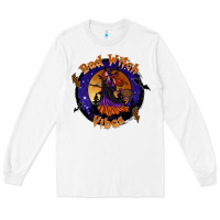 White bad witch vibes Long Sleeve Tee - SublimationCraftShop