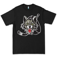 Black chicago wolves Premium Tee - DesigneFamous
