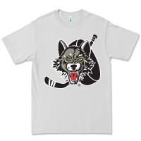 Dove Grey chicago wolves Premium Tee - DesigneFamous