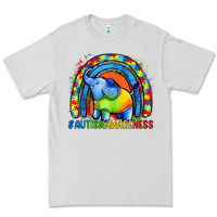 Dove Grey Autism Awareness Autism elephant Premium Tee - FaDigitalArtStudio