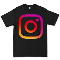 Black instagram Premium Tee - DesigneFamous