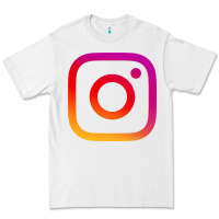 White instagram Premium Tee - DesigneFamous