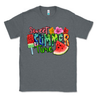 Charcoal Heather Sweet summer time Classic Tee - FaDigitalArtStudio