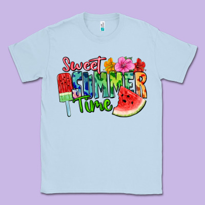 Sweet Summer Time Classic Tee Designed By Fadigitalartstudio