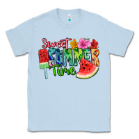Dusty Blue Sweet summer time Classic Tee - FaDigitalArtStudio