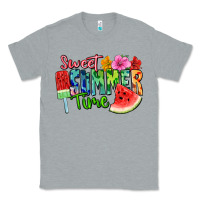 Heather Grey Sweet summer time Classic Tee - FaDigitalArtStudio