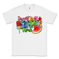 White Sweet summer time Classic Tee - FaDigitalArtStudio