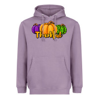 Lavender halloween pumpkins thankful Heavyweight Hoodie - Jasminsmagicworld