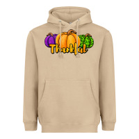 Mushroom halloween pumpkins thankful Heavyweight Hoodie - Jasminsmagicworld