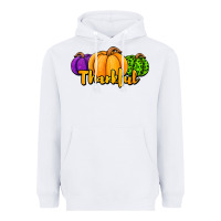 White halloween pumpkins thankful Heavyweight Hoodie - Jasminsmagicworld