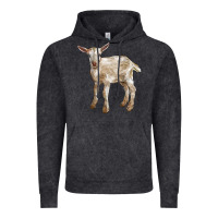 Vintage Black Baby Saanen Goat Vintage Hoodie - LillyAllenDesigns