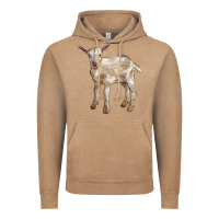 Vintage Coffee Baby Saanen Goat Vintage Hoodie - LillyAllenDesigns