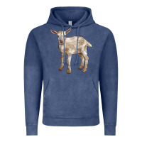 Vintage Denim Baby Saanen Goat Vintage Hoodie - LillyAllenDesigns