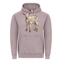 Vintage Zinc Baby Saanen Goat Vintage Hoodie - LillyAllenDesigns