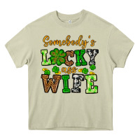 Mossy St. Patrick's Somebody’s lucky ass wife Heavy Core Tee - OliviaCreatesArt