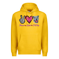 Lemon Peace Love Pitties Premium Hoodie - Jasminsmagicworld