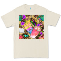 Bone school girl coffee cup with leopard seamless pattern bbs Premium Tee - BundleAndBundleShop