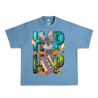 Pebble Blue Western hip hop Bunny Easter Day Urban Heavy Tee - LillyAllenDesigns
