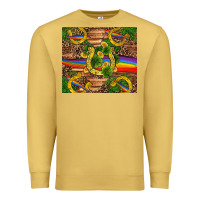 Antique Gold st patricks day horseshoe shamrock rainbow gold Premium Sweatshirt - RanaPortraitStore