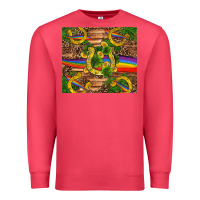 Cardinal st patricks day horseshoe shamrock rainbow gold Premium Sweatshirt - RanaPortraitStore