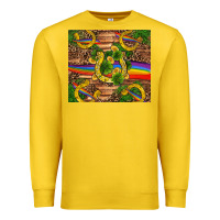 Lemon st patricks day horseshoe shamrock rainbow gold Premium Sweatshirt - RanaPortraitStore