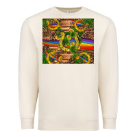 Sandshell st patricks day horseshoe shamrock rainbow gold Premium Sweatshirt - RanaPortraitStore