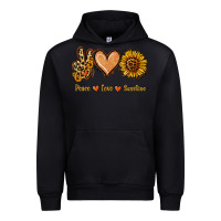Black Peace Love Sunshine Urban Hoodie - Jasminsmagicworld