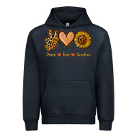 Navy Peace Love Sunshine Urban Hoodie - Jasminsmagicworld