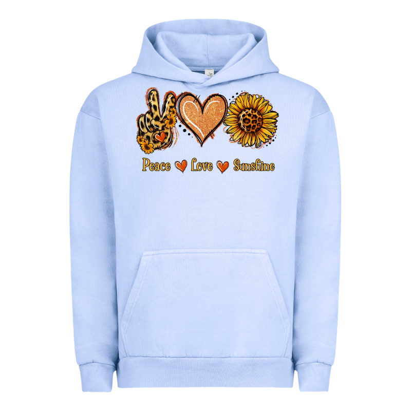 Peace Love Sunshine Urban Hoodie by Jasminsmagicworld | Teevron