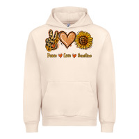 Sandshell Peace Love Sunshine Urban Hoodie - Jasminsmagicworld