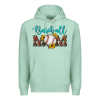Seafoam western leopard serape wooden sunflowers  turquoise glitter mom baseba Premium Hoodie - Artiststas